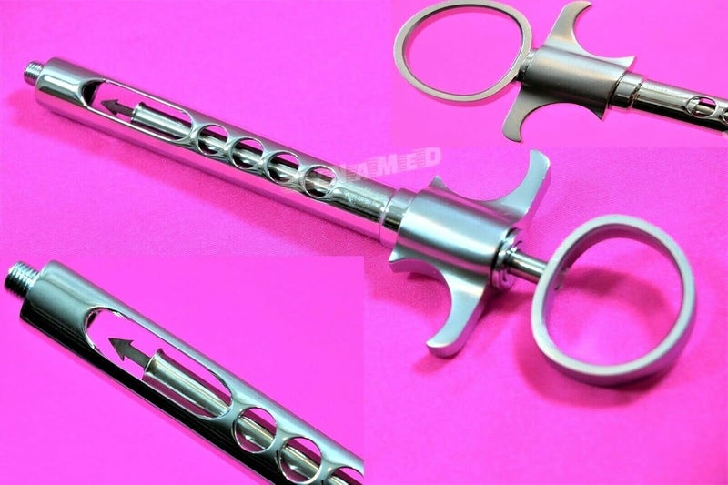 CYNAMED Premium German -Dental Syringe Aspirating 1.8ml Cartridge Auto Passive anesthetic Syringe Dental Instrument Self-Aspirating Syringe-Dental Syringe anesthetic (Set of 3 Each) - Image 3